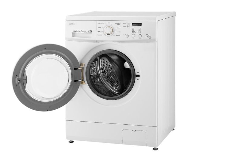 LG Mesin Cuci Front Loading, 7kg – Hemat Listrik dengan Inverter Direct Drive, F8007NMCW